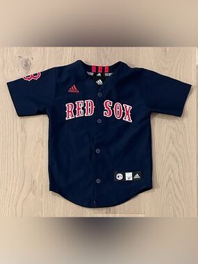 Toddler Adidas Boston Red Sox MLB Baseball Jersey - Size 3T